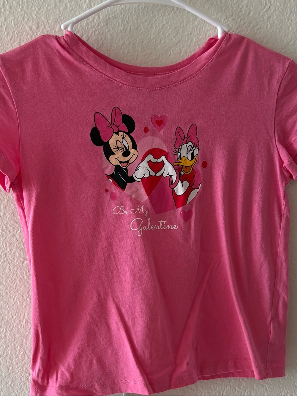 Old Navy Pink Minnie & Daisy 'Be My Galentine' Graphic Tee